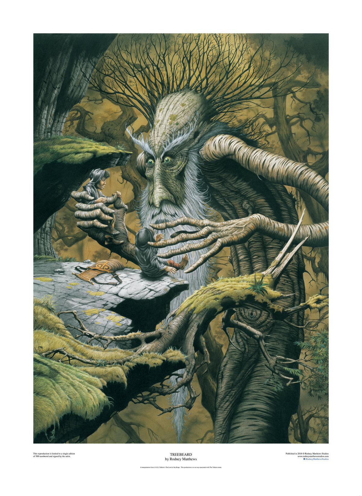 The Lord of the Rings: Treebeard limited edition giclèe art print ...