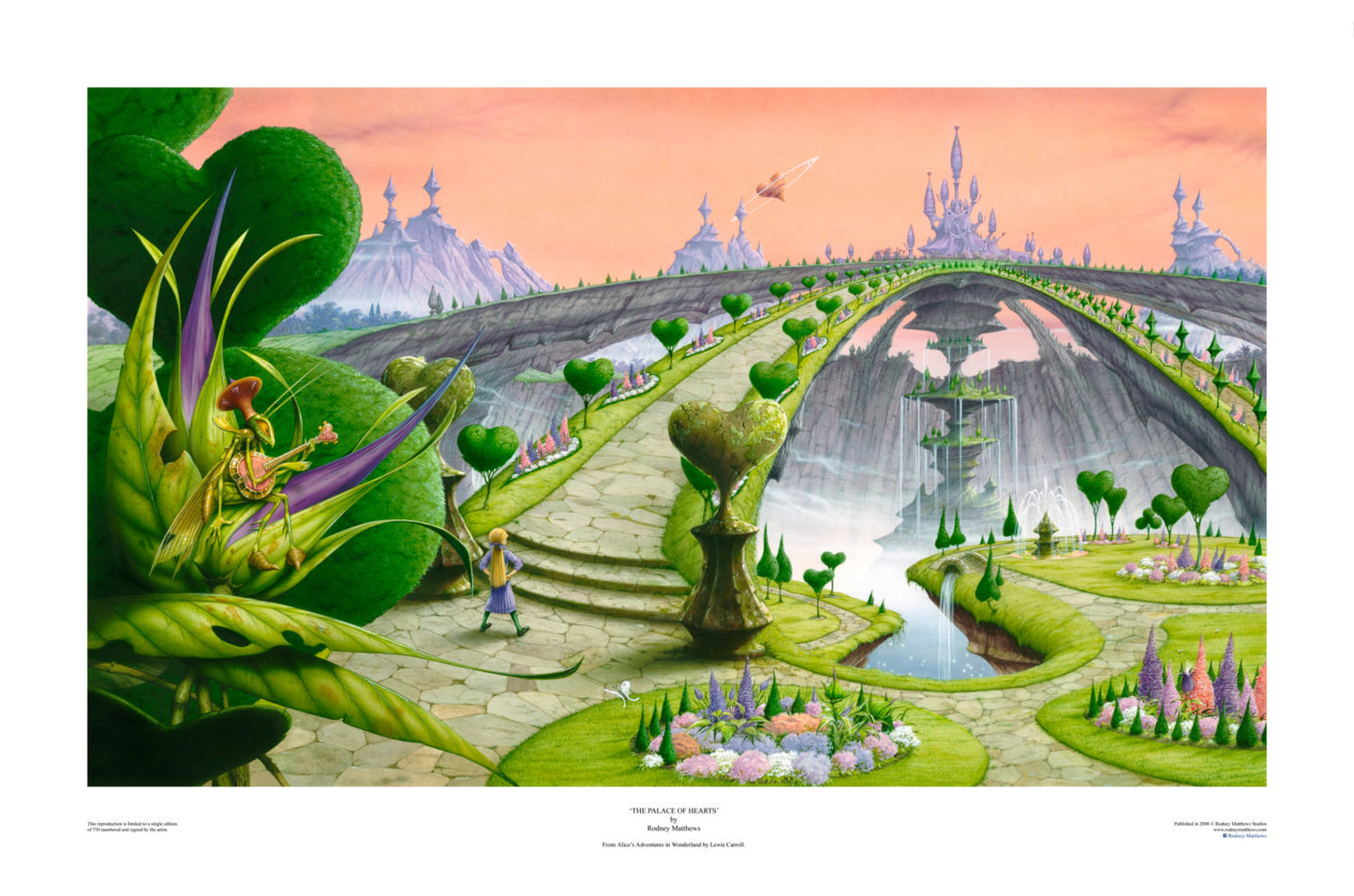 Alice in Wonderland: The Palace of Hearts limited edition giclèe art print